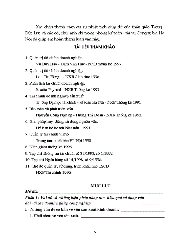 image for page Một số giải pháp nâng cao hiệu quả sử dụng vốn của Công ty Bia Hà Nội