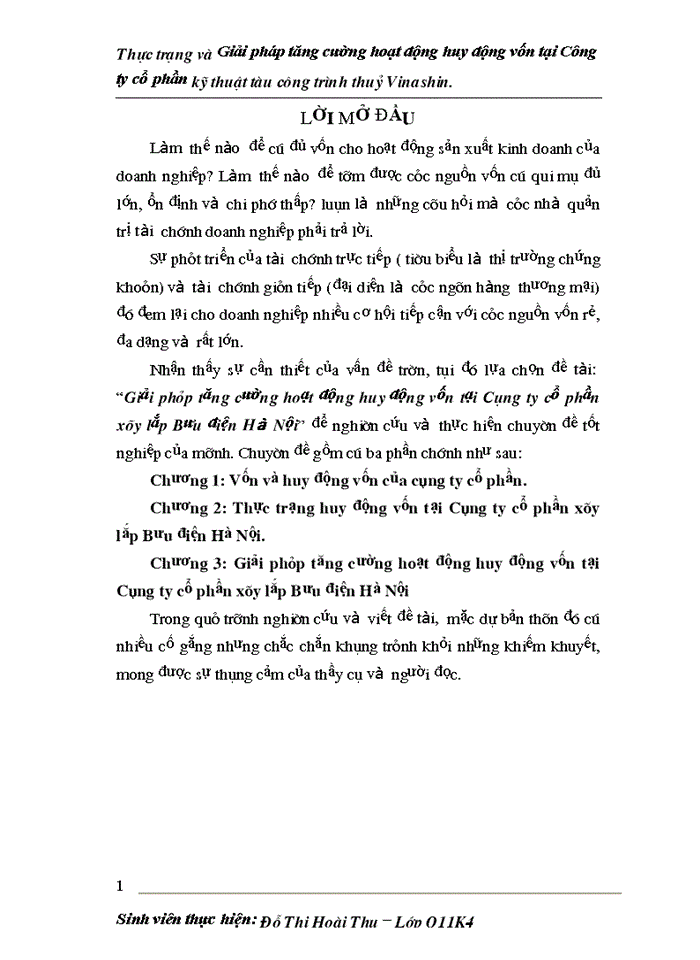 image for page Giải pháp tăng cường hoạt động huy động vốn tại Công ty cổ phần xây lắp Bưu điện Hà Nội