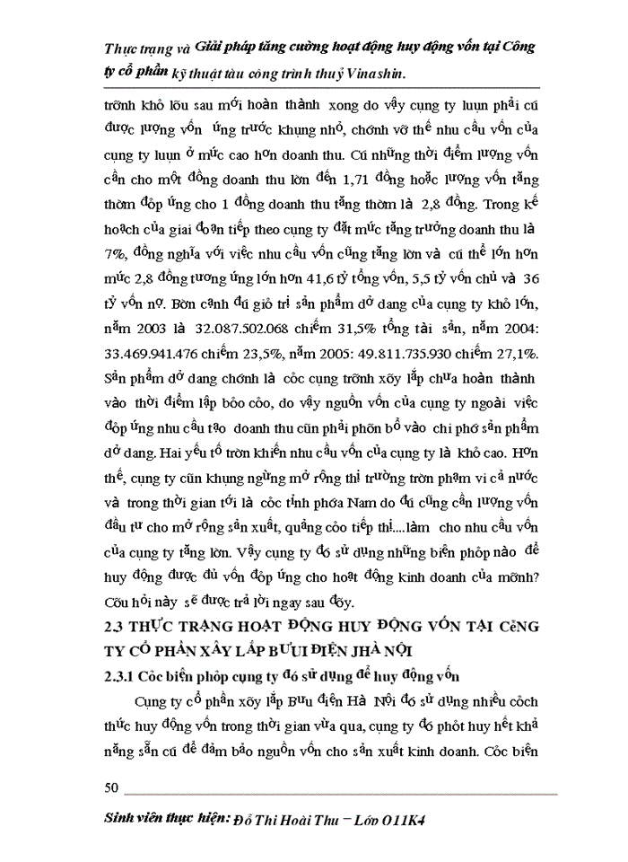 image for page Giải pháp tăng cường hoạt động huy động vốn tại Công ty cổ phần xây lắp Bưu điện Hà Nội