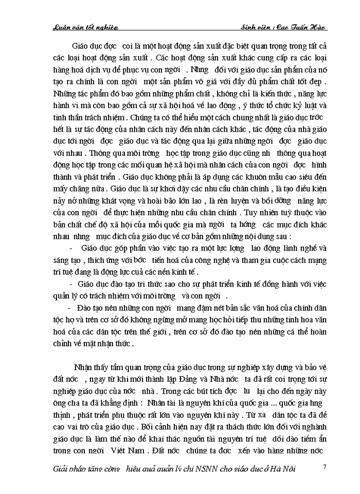 image for page Giải pháp tăng cường hiệu quả quản lý chi ngân sách nhà nước cho sự nghiệp giáo dục ở thành phố Hà Nội