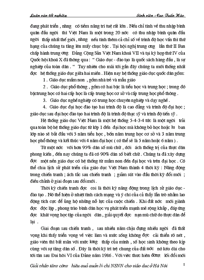 image for page Giải pháp tăng cường hiệu quả quản lý chi ngân sách nhà nước cho sự nghiệp giáo dục ở thành phố Hà Nội