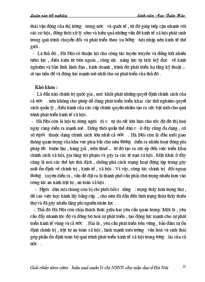 image for page Giải pháp tăng cường hiệu quả quản lý chi ngân sách nhà nước cho sự nghiệp giáo dục ở thành phố Hà Nội
