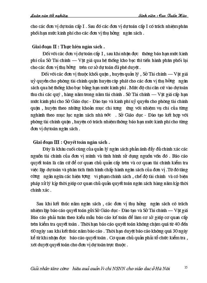 image for page Giải pháp tăng cường hiệu quả quản lý chi ngân sách nhà nước cho sự nghiệp giáo dục ở thành phố Hà Nội