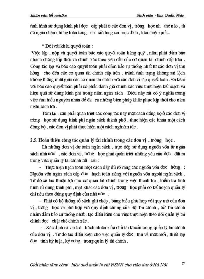 image for page Giải pháp tăng cường hiệu quả quản lý chi ngân sách nhà nước cho sự nghiệp giáo dục ở thành phố Hà Nội
