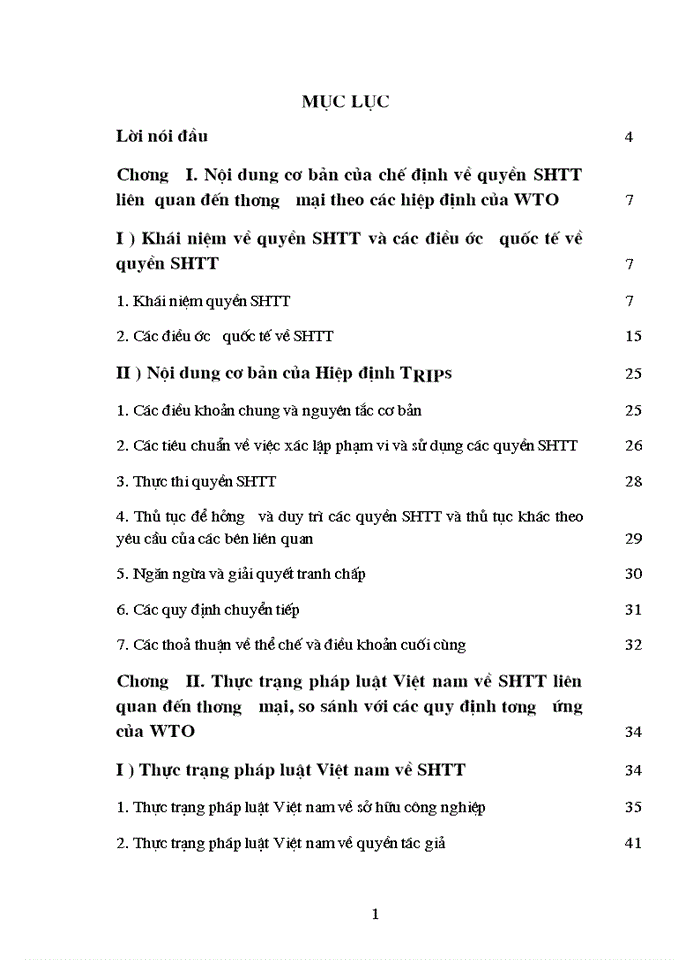 image for page Chế định về quyền SHTT liên quan đến thương mại của WTO và việc hoàn th0iện các quy định tương ứng của Việt nam