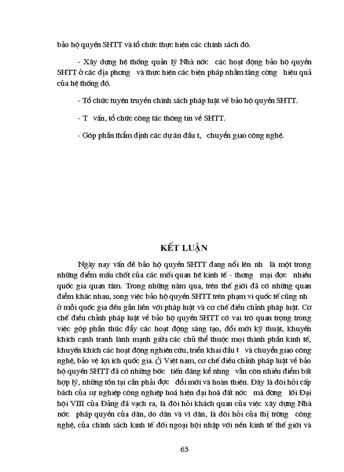 image for page Chế định về quyền SHTT liên quan đến thương mại của WTO và việc hoàn th0iện các quy định tương ứng của Việt nam