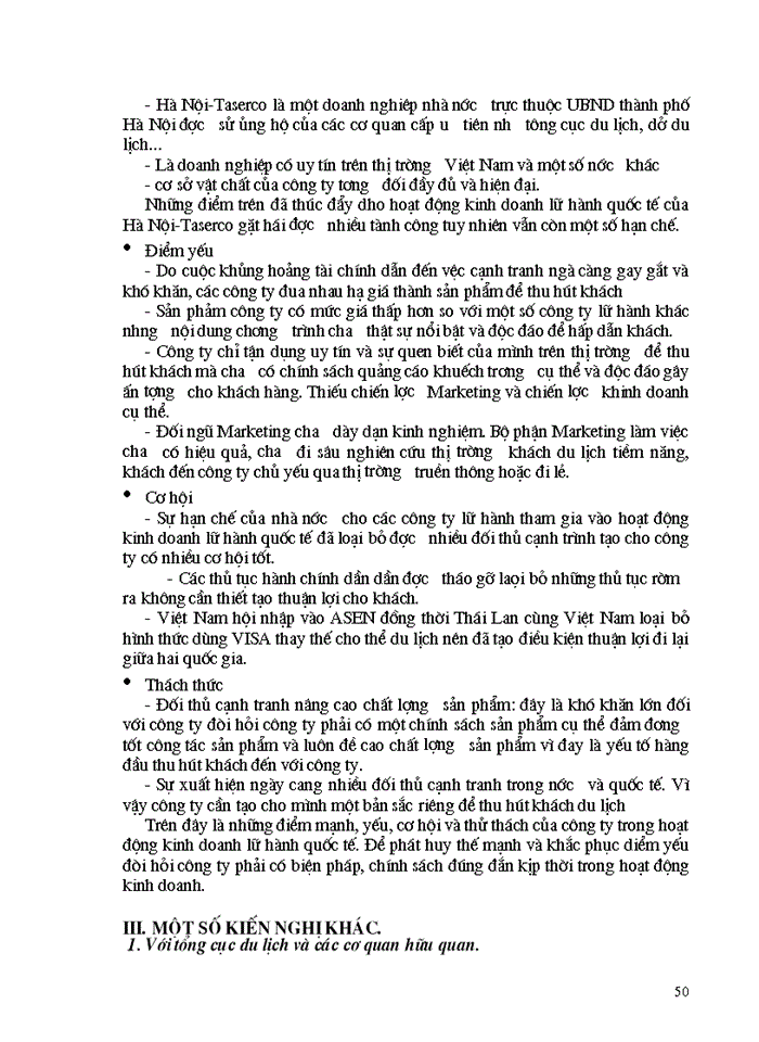 image for page Một số giải pháp nhằm phát triển hoạt động kinh doanh lữ hành quốc tế tại Công ty Du lịch Hà Nội-Toserco