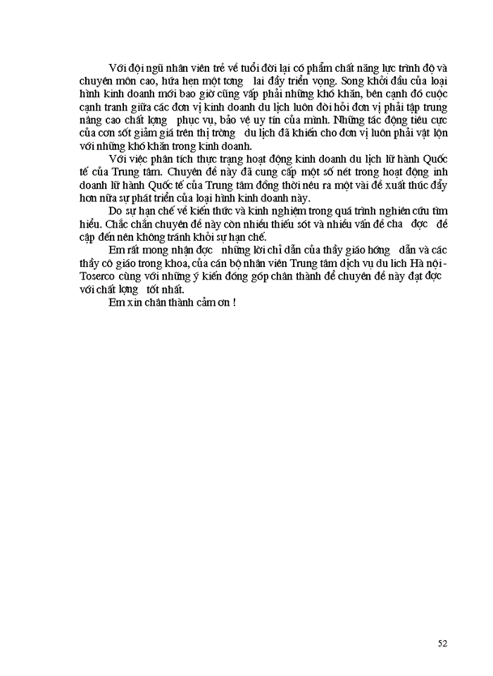 image for page Một số giải pháp nhằm phát triển hoạt động kinh doanh lữ hành quốc tế tại Công ty Du lịch Hà Nội-Toserco