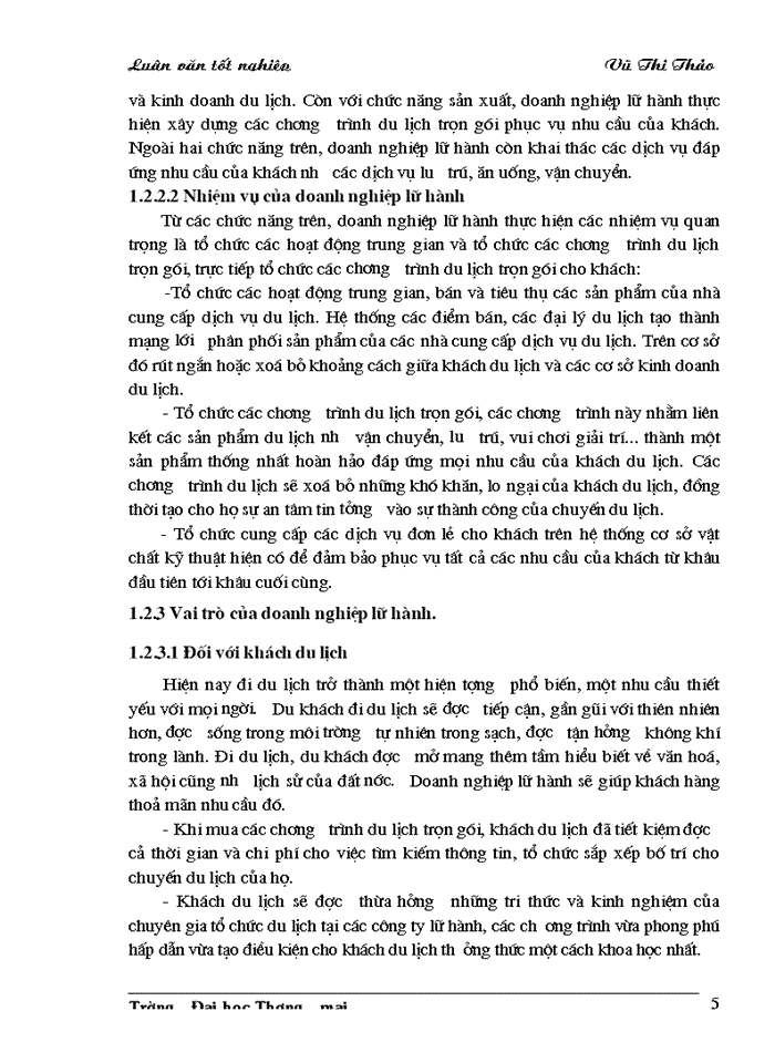 image for page Giải pháp phát triển hoạt động kinh doanh lữ hành nội địa của Xí nghiệp Đầu tư và phát triển du lịch Sông Hồng thuộc Công ty Du lịch và thương mại tổng hợp Thăng Long