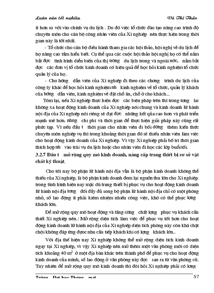 image for page Giải pháp phát triển hoạt động kinh doanh lữ hành nội địa của Xí nghiệp Đầu tư và phát triển du lịch Sông Hồng thuộc Công ty Du lịch và thương mại tổng hợp Thăng Long