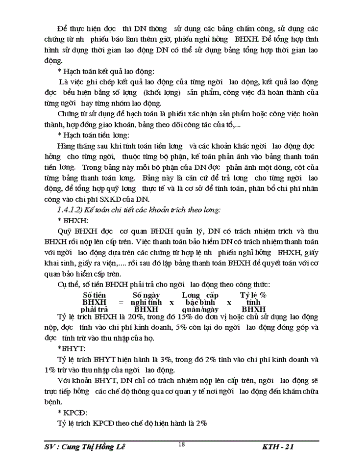 image for page Tổ chức kế toán tiền lương và các khoản trích theo lương tại Công ty TNHH Tấn Cường