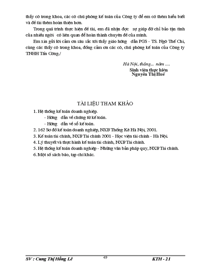 image for page Tổ chức kế toán tiền lương và các khoản trích theo lương tại Công ty TNHH Tấn Cường