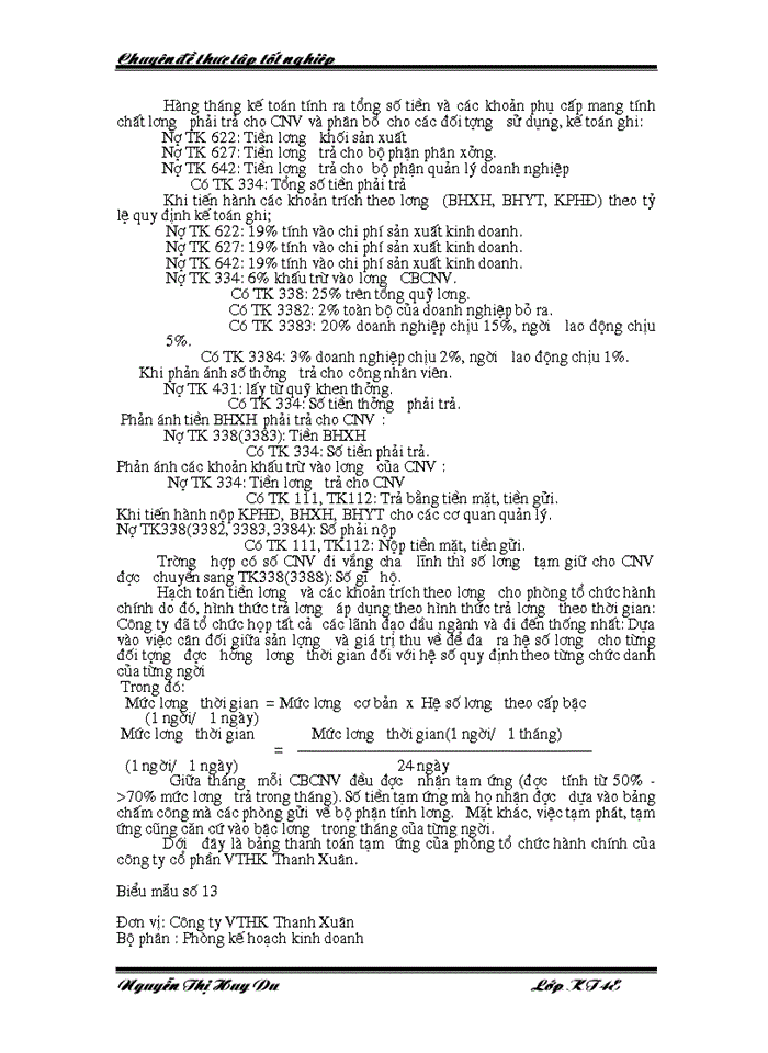 image for page Một số ý kiến nhằm hoàn thiện công tác kế toán tiền lương và các khoản trích theo lương tại công ty cổ phần vận tải hành khách thanh xuân