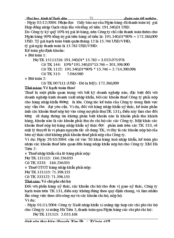 image for page Hoàn thiện kế toán lưu chuyển hàng hoá nhập khẩu tại Công ty Xuất nhập khẩu xi măng
