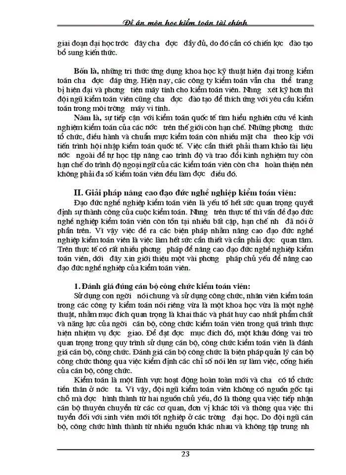 image for page “Đạo đức nghề nghiệp đối với kiểm toán viên –  thực trạng và giải pháp.
