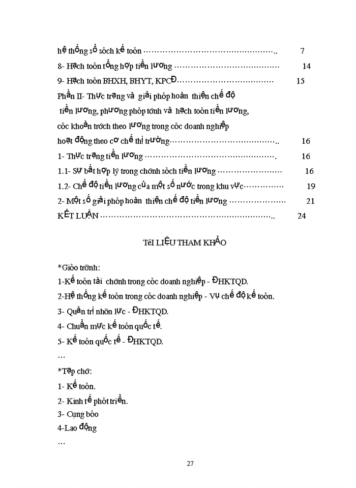 image for page Thực trạng và giải pháp hoàn thiện chế độ tiền lương, phương phỏp tớnh và hạch toán tiền lương, cỏc khoản trích theo lương trong các doanh nghiệp