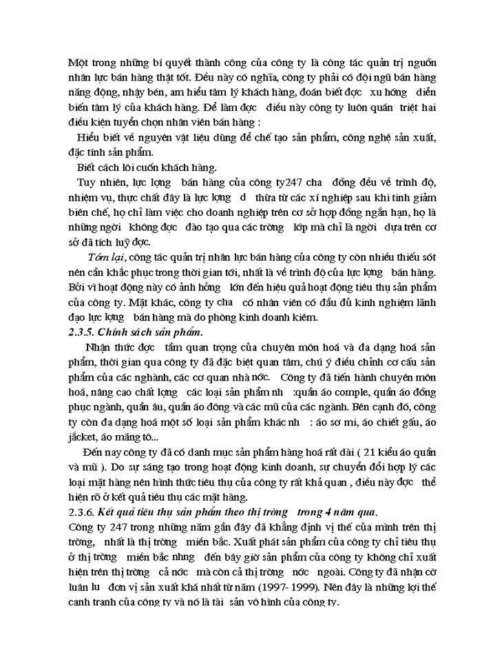 image for page Một số giải pháp nhằm mở rộng thị trường tiêu thụ sản phẩm ở công ty 247