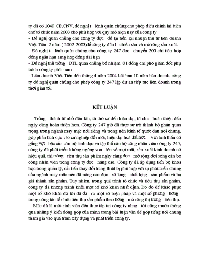 image for page Một số giải pháp nhằm mở rộng thị trường tiêu thụ sản phẩm ở công ty 247