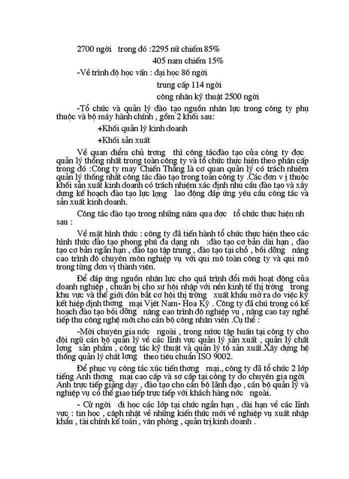 image for page Một số biện pháp nâng cao hiệu quả công tác đào tạo và phát triển nguồn nhân lực ở xí nghiệp may da – công ty may chiến thắng