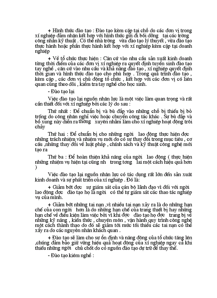 image for page Một số biện pháp nâng cao hiệu quả công tác đào tạo và phát triển nguồn nhân lực ở xí nghiệp may da – công ty may chiến thắng