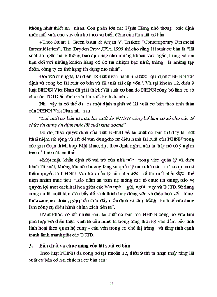 image for page Cơ sở xác định và định hướng điều hành lãi suất cơ bản.