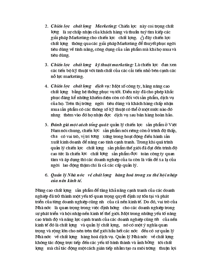 image for page Quản trị chất lượng –Nhân tố nâng cao khả năng cạnh tranh của hàng hoá Việt Nam khi tham gia AFTA-WTO