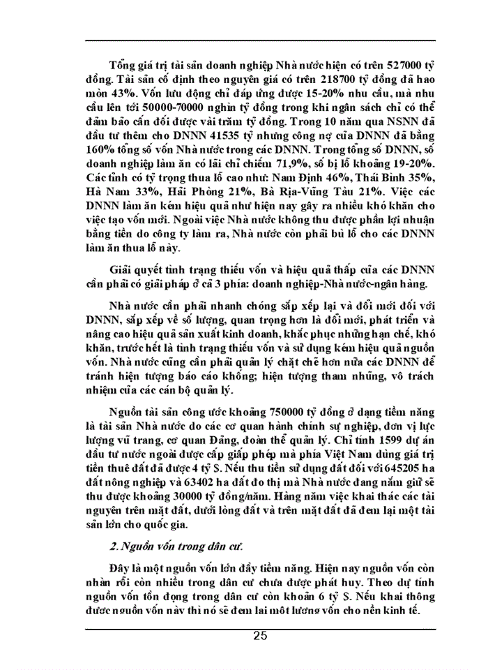 image for page Huy động các nguồn vốn trong nền kinh tế thị trường ở Việt Nam