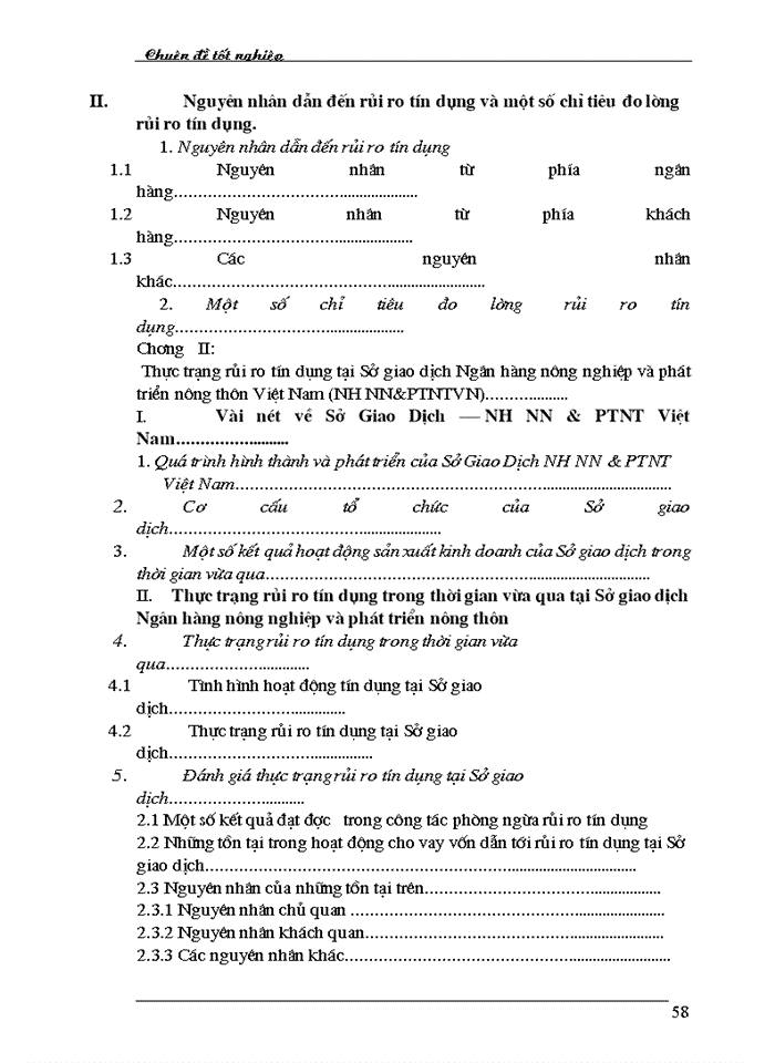 image for page Những giải pháp phòng ngừa rủi ro tín dụng tại Sở giao dịch Ngân hàng nông nghiệp và phát triển nông thôn Việt Nam