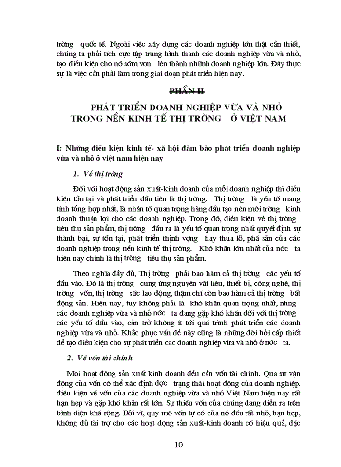 image for page Phát triển doanh nghiệp vừa và nhỏ trong nền kinh tế thị trướng ở Việt Nam