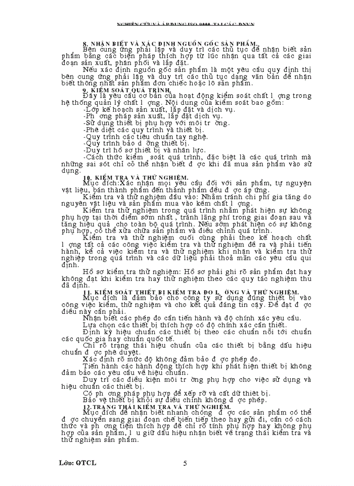 image for page Vấn đề nghiên cứu áp dụng bộ tiêu chuẩn iso 9000 tại các dnvn hiện nay