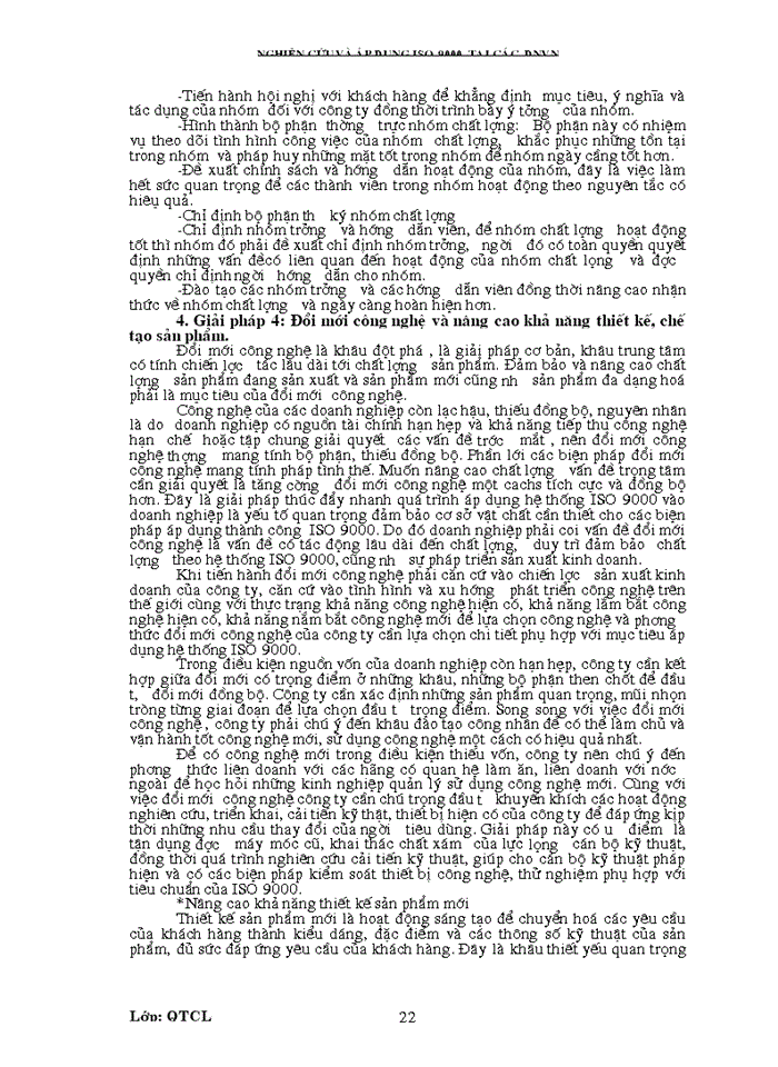 image for page Vấn đề nghiên cứu áp dụng bộ tiêu chuẩn iso 9000 tại các dnvn hiện nay