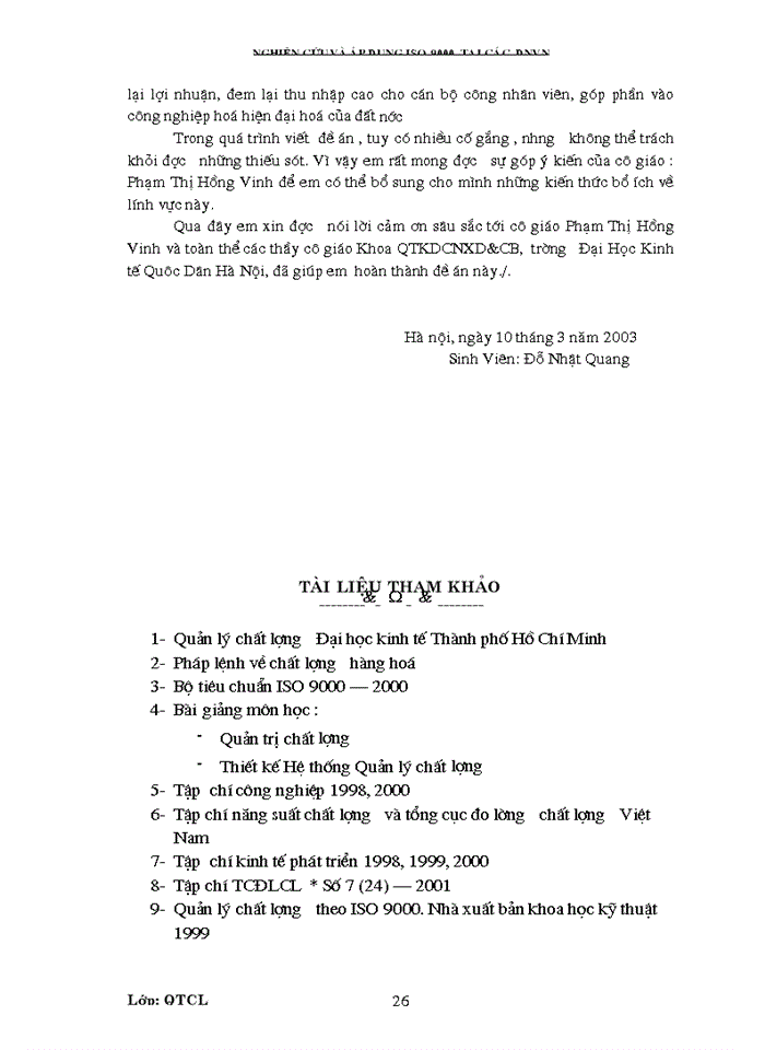 image for page Vấn đề nghiên cứu áp dụng bộ tiêu chuẩn iso 9000 tại các dnvn hiện nay