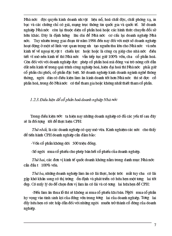 image for page Một số giải pháp nhằm nâng cao hiệu quả quá trình cổ phần hoá doanh nghiệp Nhà nước