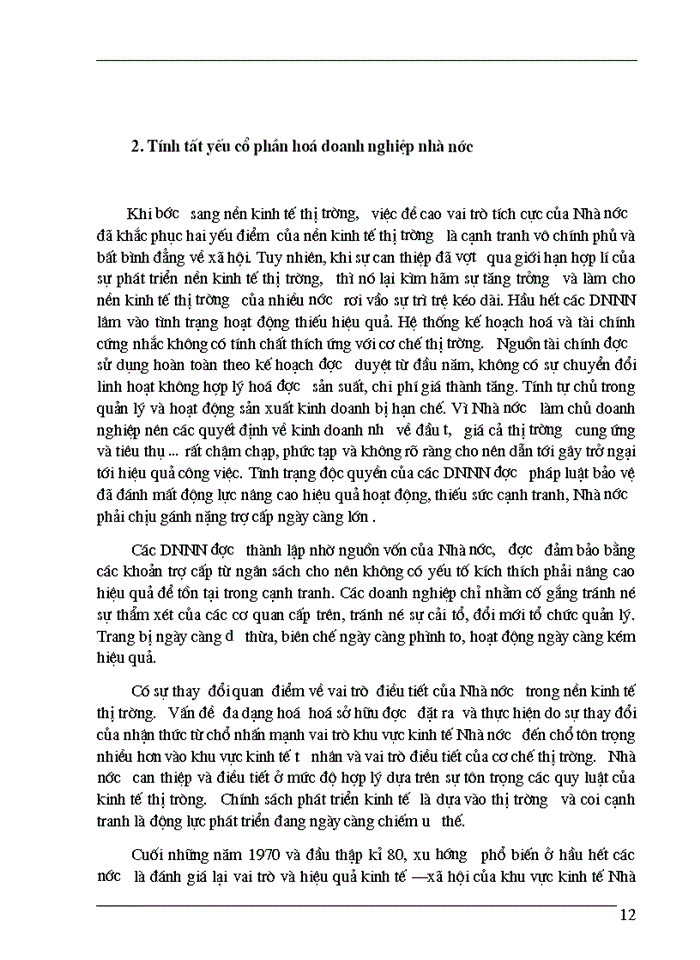 image for page Một số giải pháp nhằm nâng cao hiệu quả quá trình cổ phần hoá doanh nghiệp Nhà nước
