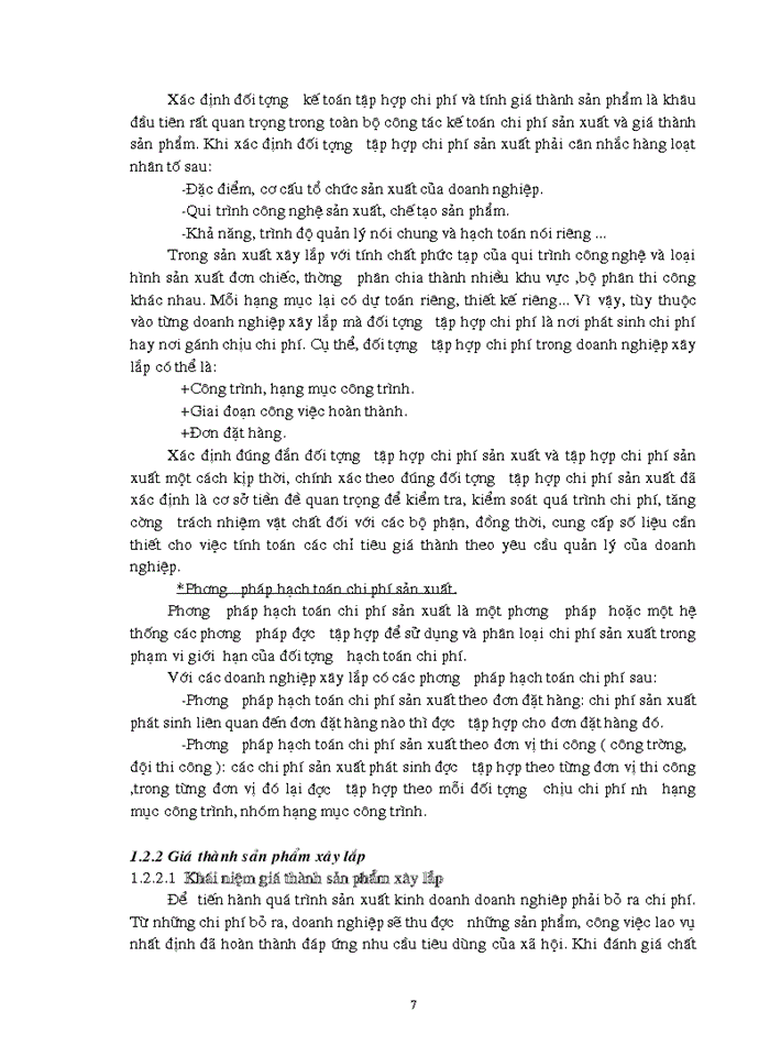 image for page Hoàn thiện công tác tổ chức kế toán chi phí sản xuất và tính giá thành sản phẩm xây lắp tại công ty XDCTGT 842.