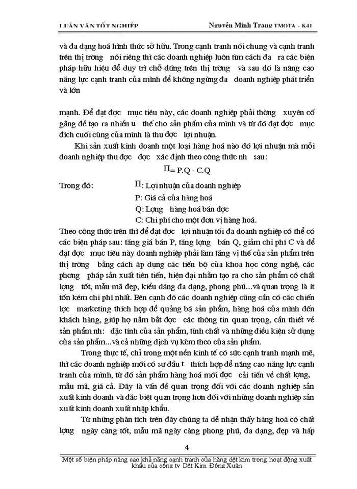 image for page Một số biện pháp nâng cao khả năng cạnh tranh hàng dệt kim trong hoạt động xuất khẩu của công ty Dệt Kim Đông Xuân