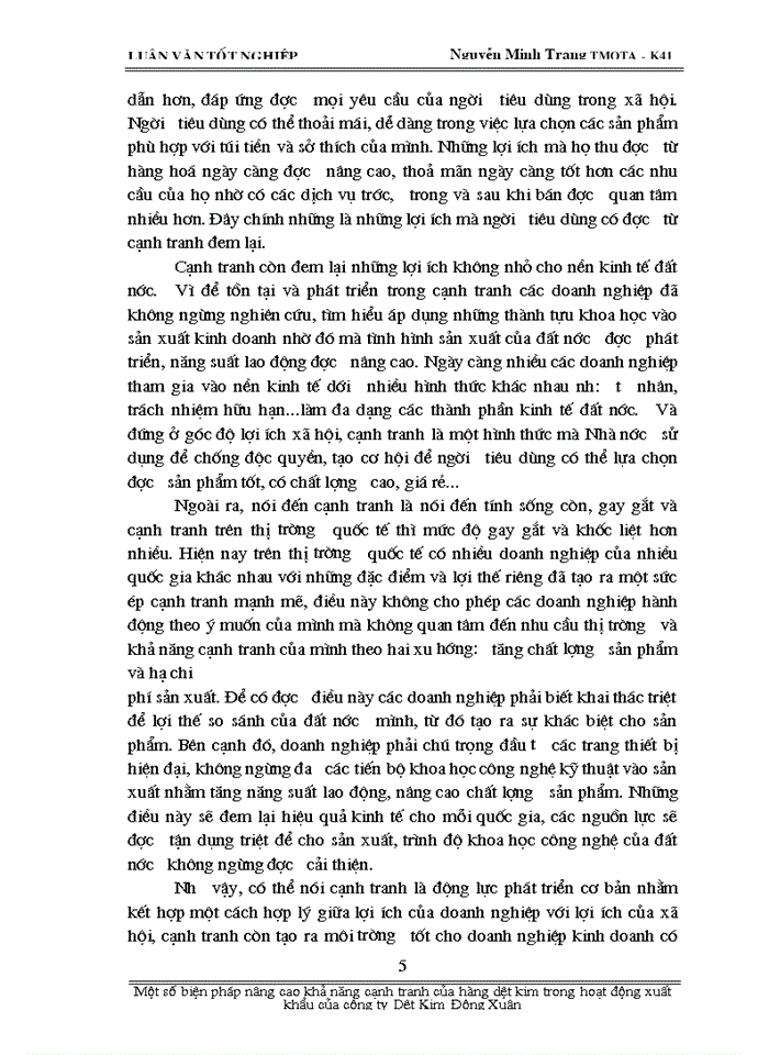 image for page Một số biện pháp nâng cao khả năng cạnh tranh hàng dệt kim trong hoạt động xuất khẩu của công ty Dệt Kim Đông Xuân