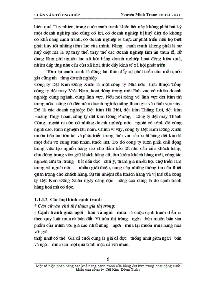 image for page Một số biện pháp nâng cao khả năng cạnh tranh hàng dệt kim trong hoạt động xuất khẩu của công ty Dệt Kim Đông Xuân