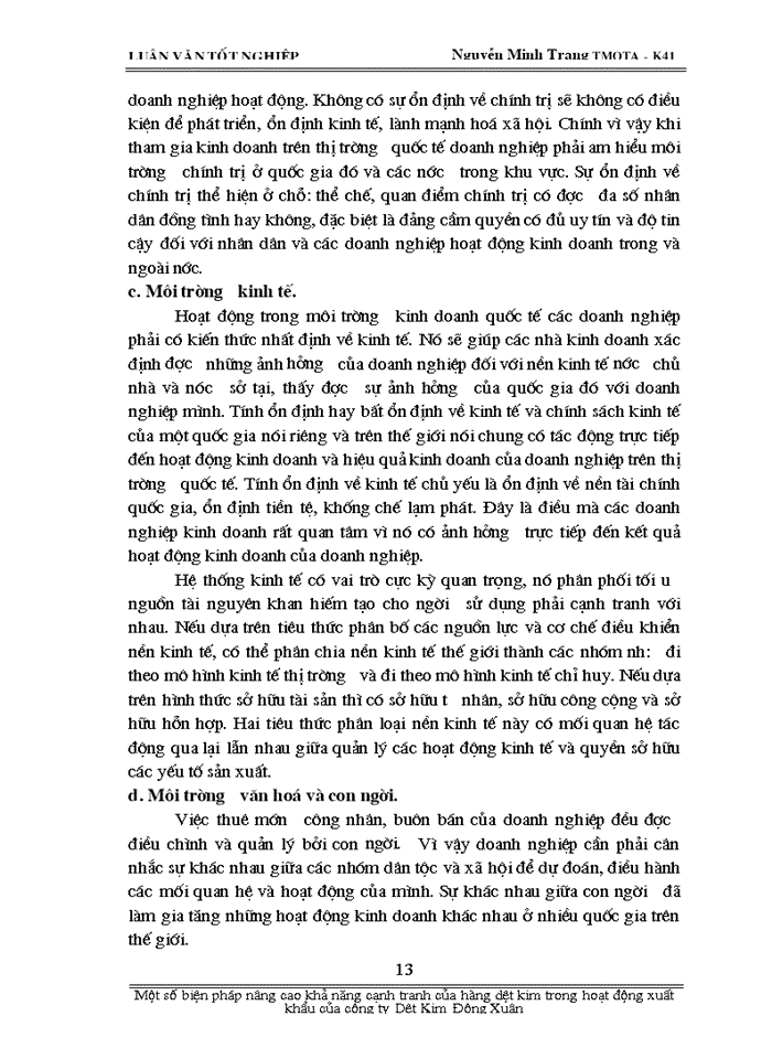 image for page Một số biện pháp nâng cao khả năng cạnh tranh hàng dệt kim trong hoạt động xuất khẩu của công ty Dệt Kim Đông Xuân