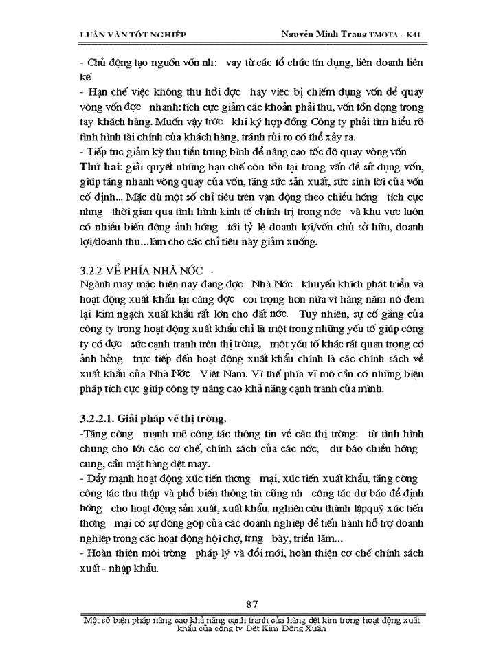 image for page Một số biện pháp nâng cao khả năng cạnh tranh hàng dệt kim trong hoạt động xuất khẩu của công ty Dệt Kim Đông Xuân