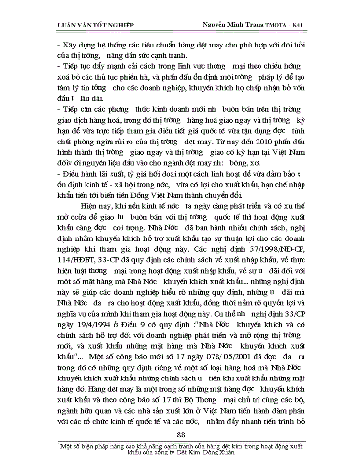 image for page Một số biện pháp nâng cao khả năng cạnh tranh hàng dệt kim trong hoạt động xuất khẩu của công ty Dệt Kim Đông Xuân