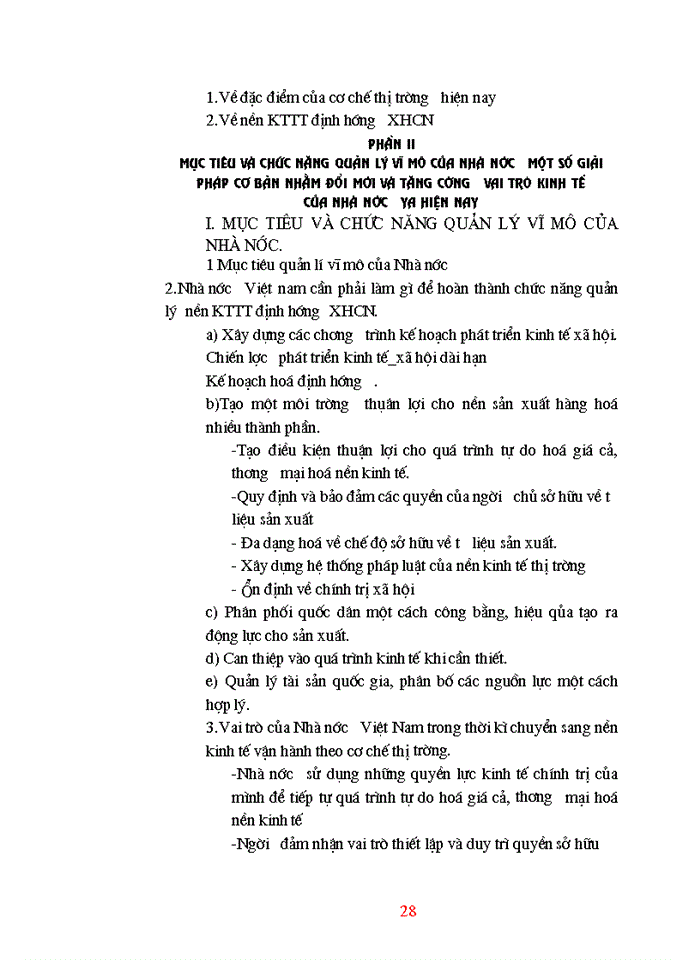 image for page Vai trò kinh tế của Nhà nước trong nền kinh tế thị trường định hướng XHCN ở nước ta hiện nay