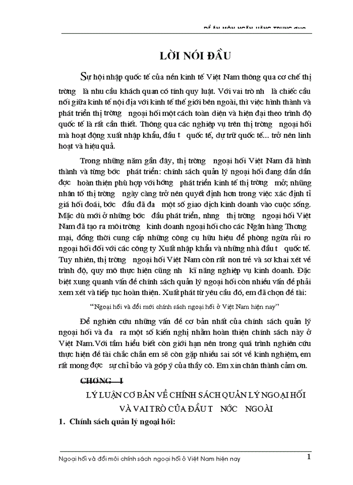 image for page Ngoại hối và đổi mới chính sách ngoại hối ở Việt Nam hiện nay