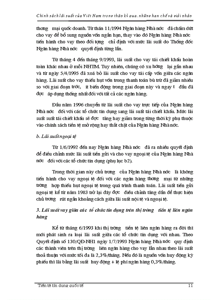 image for page Chính sách  lãi suất của Việt Nam trong thập kỷ qua, những hạn chế và giải pháp