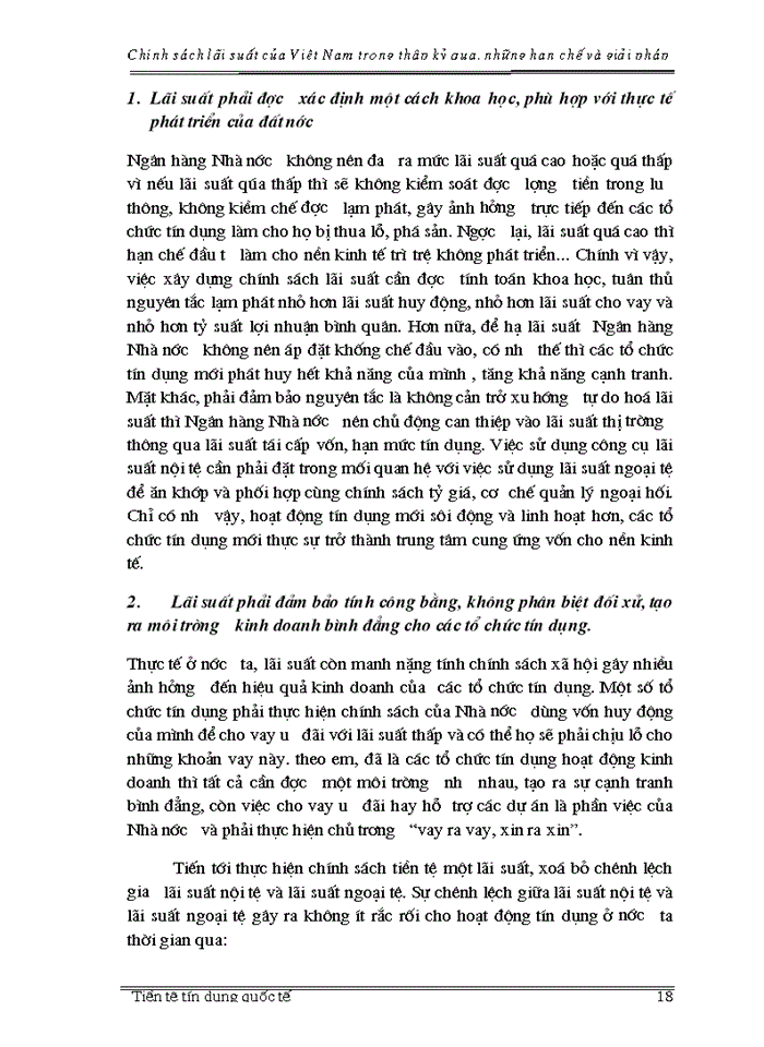 image for page Chính sách  lãi suất của Việt Nam trong thập kỷ qua, những hạn chế và giải pháp
