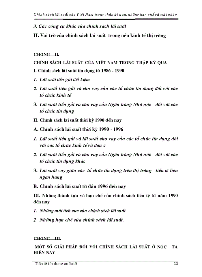 image for page Chính sách  lãi suất của Việt Nam trong thập kỷ qua, những hạn chế và giải pháp