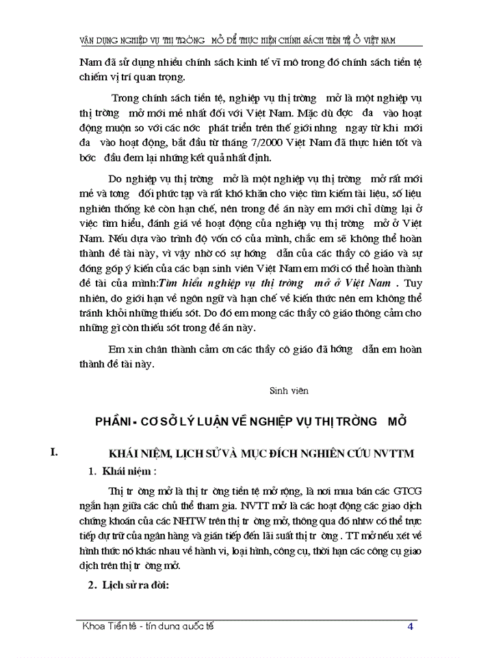 image for page Tìm hiểu nghiệp vụ thị trường mở ở Việt Nam