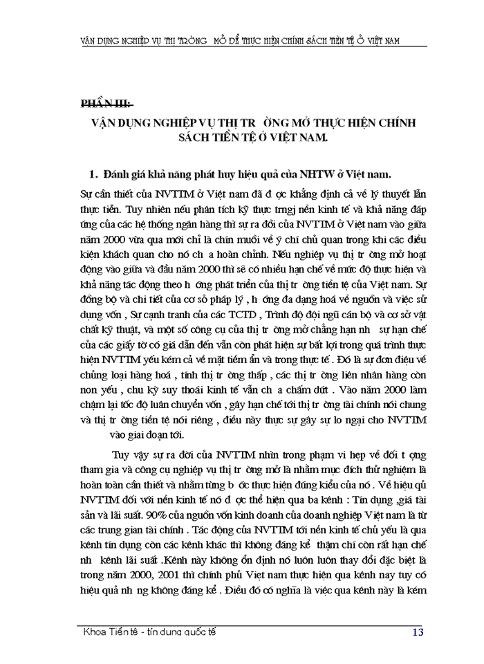 image for page Tìm hiểu nghiệp vụ thị trường mở ở Việt Nam