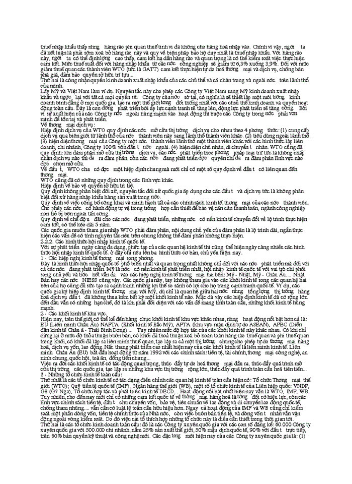 image for page Sự phát triển của thương mại Việt Nam và những điều chỉnh trong chính sách thương mại của Việt Nam trong quá trình hội nhập kinh tế quốc tế và khu vực