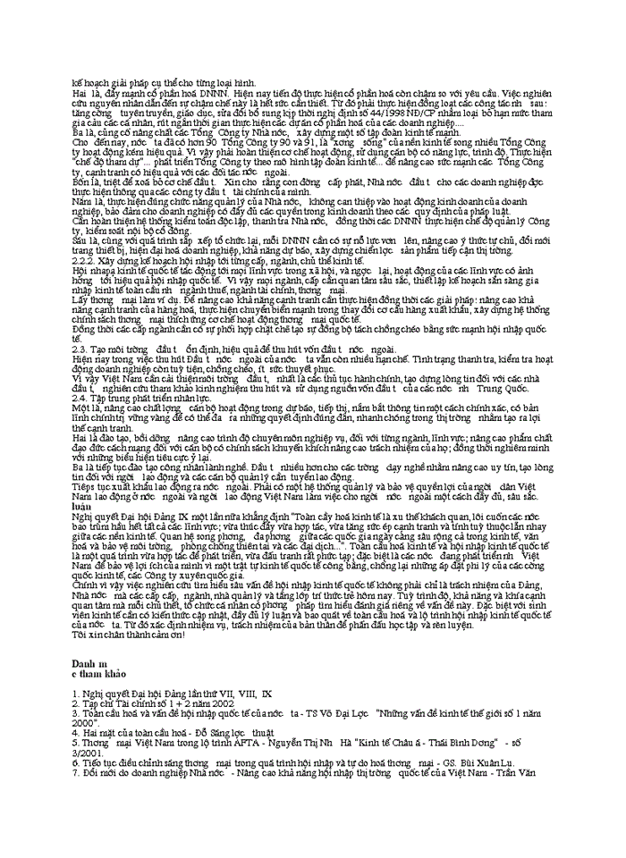 image for page Sự phát triển của thương mại Việt Nam và những điều chỉnh trong chính sách thương mại của Việt Nam trong quá trình hội nhập kinh tế quốc tế và khu vực